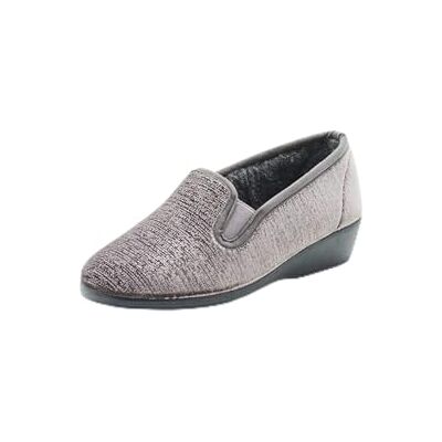 Damart Chaussons irisés Thermolactyl Femme Gris Taille 40 - Publicité Damart Chaussons irisés Thermolactyl Femme Gris Taille 40 - Publicité