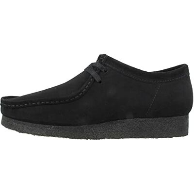Clarks Mixte Wallabee Chaussures à Lacets, Noir, 43 EU - Publicité Clarks Mixte Wallabee Chaussures à Lacets, Noir, 43 EU - Publicité