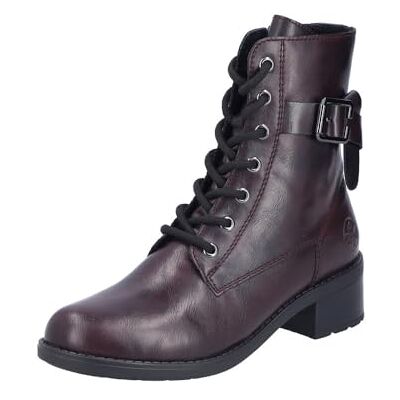 Rieker Bottes à lacets pour femme Rouge Pointure 36 EU, rouge, 36 EU - Publicité Rieker Bottes à lacets pour femme Rouge Pointure 36 EU, rouge, 36 EU - Publicité