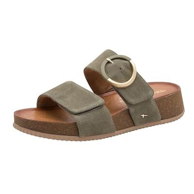Tamaris Comfort Wedge/Plat Mule Plateforme réglable pour femme Daim Sauge 36 EU - Publicité Tamaris Comfort Wedge/Plat Mule Plateforme réglable pour femme Daim Sauge 36 EU - Publicité