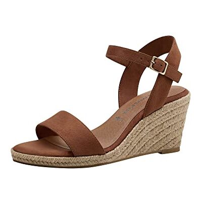Tamaris Femme Sandale, Marron Cognac, 38 EU - Publicité Tamaris Femme Sandale, Marron Cognac, 38 EU - Publicité