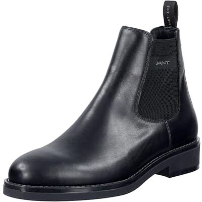 GANT Homme Prepdale Bottine Chelsea, Noir, 43 EU - Publicité GANT Homme Prepdale Bottine Chelsea, Noir, 43 EU - Publicité
