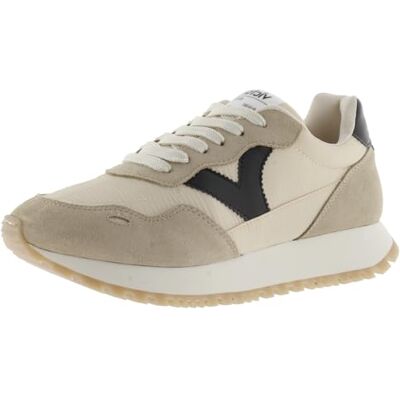 Victoria Baskets Viento Nylon & Pièces en Contraste & Daim & Semelle Crantée pour Femme Beige 41 - Publicité Victoria Baskets Viento Nylon & Pièces en Contraste & Daim & Semelle Crantée pour Femme Beige 41 - Publicité