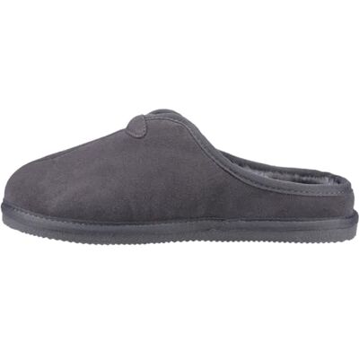 Hush Puppies Homme Chaussons Conrad, Gris, 42 EU - Publicité Hush Puppies Homme Chaussons Conrad, Gris, 42 EU - Publicité