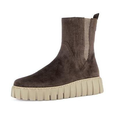 Gabor Bottines Chelsea pour femme, largeur supplémentaire modérée (G), Marron 43, 41 EU - Publicité Gabor Bottines Chelsea pour femme, largeur supplémentaire modérée (G), Marron 43, 41 EU - Publicité