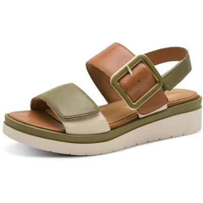 Tamaris Comfort Sandales compensées réglables pour femme Sage Comb 36 EU - Publicité Tamaris Comfort Sandales compensées réglables pour femme Sage Comb 36 EU - Publicité