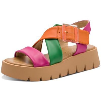 MARCO TOZZI Sandale femme semelle intérieure Feel Me souple doublure douce élégante, rose (PINK COMB), 42 EU - Publicité MARCO TOZZI Sandale femme semelle intérieure Feel Me souple doublure douce élégante, rose (PINK COMB), 42 EU - Publicité
