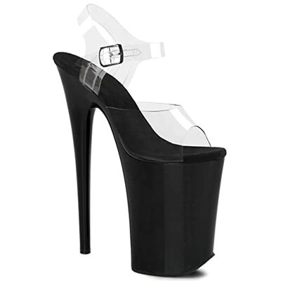 BeAUZQ 9 Pouces Femmes Sexy Talons Hauts Mode Clair supérieur Conception Sandales Adulte cérémonie fête discothèque pôle Danse Pompes Chaussures Taille 34-46,Noir,42 EU - Publicité BeAUZQ 9 Pouces Femmes Sexy Talons Hauts Mode Clair supérieur Conception Sandales Adulte cérémonie fête discothèque pôle Danse Pompes Chaussures Taille 34-46,Noir,42 EU - Publicité