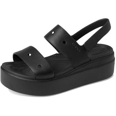 Crocs Femme Brooklyn 4U Sandales, Black, 41/42 EU - Publicité Crocs Femme Brooklyn 4U Sandales, Black, 41/42 EU - Publicité