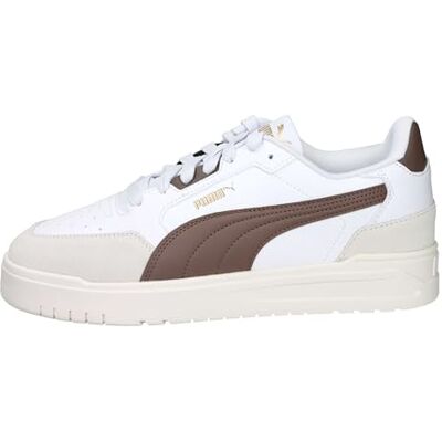 Puma Sneakers Shuffle Downtown Unisexe 44, White Flat Bronze Vapor Gray Brown - Publicité Puma Sneakers Shuffle Downtown Unisexe 44, White Flat Bronze Vapor Gray Brown - Publicité