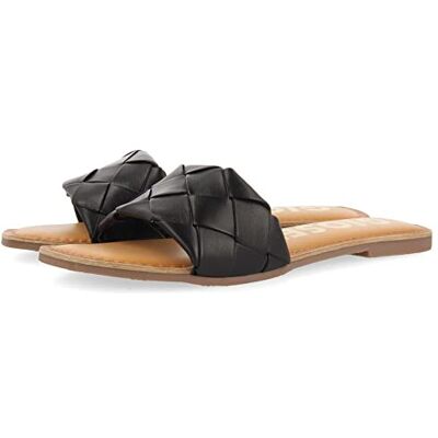 GIOSEPPO SANDALES NOIR TYPE PALA AVEC TRENSÉ POUR FEMME SENGLEA, Noir, 40 EU - Publicité GIOSEPPO SANDALES NOIR TYPE PALA AVEC TRENSÉ POUR FEMME SENGLEA, Noir, 40 EU - Publicité