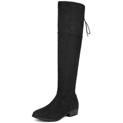 DREAM PAIRS Bottes Au-Dessus du Genou pour Femmes Confortables Cuissardes Doux et Respirant Bottes Hautes,Size 37,Noir,LEI - Publicité DREAM PAIRS Bottes Au-Dessus du Genou pour Femmes Confortables Cuissardes Doux et Respirant Bottes Hautes,Size 37,Noir,LEI - Publicité