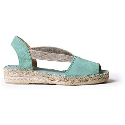 TONI PONS Espadrille Femme en Daim Ella Menthe, 38 EU - Publicité TONI PONS Espadrille Femme en Daim Ella Menthe, 38 EU - Publicité