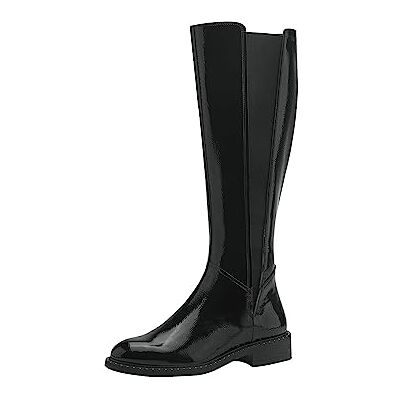 Tamaris Bottes à tige longue pour femme Vegan Talon bloc, Imprimé noir, 39 EU - Publicité Tamaris Bottes à tige longue pour femme Vegan Talon bloc, Imprimé noir, 39 EU - Publicité