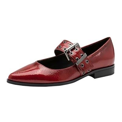 Marco Tozzi Escarpins à Talons Bas pour Femme, DK Red Pat, 40 EU - Publicité Marco Tozzi Escarpins à Talons Bas pour Femme, DK Red Pat, 40 EU - Publicité