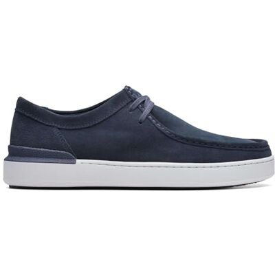 Clarks Courtlite Seam Navy Chaussures pour Homme en Nubuck et Cuir Bleu avec Lacets, bleu marine, 41 EU - Publicité Clarks Courtlite Seam Navy Chaussures pour Homme en Nubuck et Cuir Bleu avec Lacets, bleu marine, 41 EU - Publicité