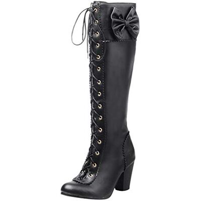 ♡დდ ADOSSAC დდ♡ Cuissardes en Velours Femme Bottes Femmes Talon Bas Genou Haute Suède Bottes Cuissardes Bottines Longue Lacets Mode Sexy Chaussures Noires Vert Kaki Marron 35 36 37 38 39 40 41 42 43 - Publicité ♡დდ ADOSSAC დდ♡ Cuissardes en Velours Femme Bottes Femmes Talon Bas Genou Haute Suède Bottes Cuissardes Bottines Longue Lacets Mode Sexy Chaussures Noires Vert Kaki Marron 35 36 37 38 39 40 41 42 43 - Publicité