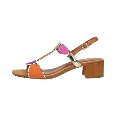 MARCO TOZZI sandale femme semelle intérieure Feel Me souple végane sandalettes véganes pour un look d’été parfait, marron (ALMOND MULTI), 36 EU - Publicité MARCO TOZZI sandale femme semelle intérieure Feel Me souple végane sandalettes véganes pour un look d’été parfait, marron (ALMOND MULTI), 36 EU - Publicité