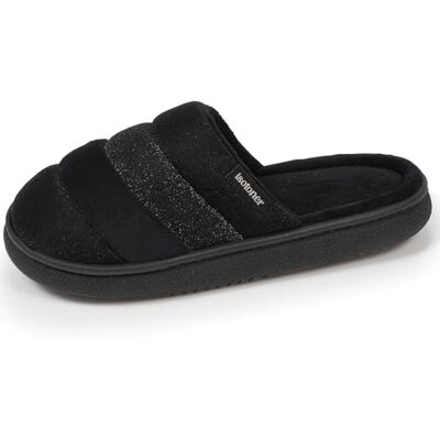Isotoner Chaussons pantoufles Mules femme semelle bloup extra confort, 37, noir - Publicité Isotoner Chaussons pantoufles Mules femme semelle bloup extra confort, 37, noir - Publicité