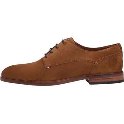 Tommy Hilfiger Hilfiger Chaussures habillées en Daim pour Homme FM0FM05776 Derby, Marron (Coconut Grove), Pointure 44 - Publicité Tommy Hilfiger Hilfiger Chaussures habillées en Daim pour Homme FM0FM05776 Derby, Marron (Coconut Grove), Pointure 44 - Publicité