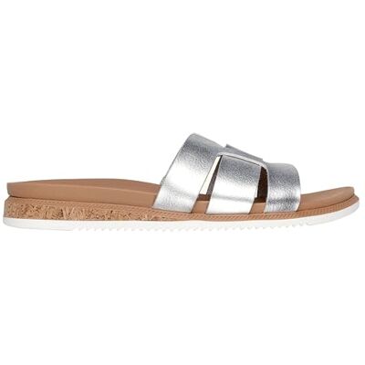 Skechers Sandales Desert Kiss pour Femme, Argenté, 36.5 EU - Publicité Skechers Sandales Desert Kiss pour Femme, Argenté, 36.5 EU - Publicité