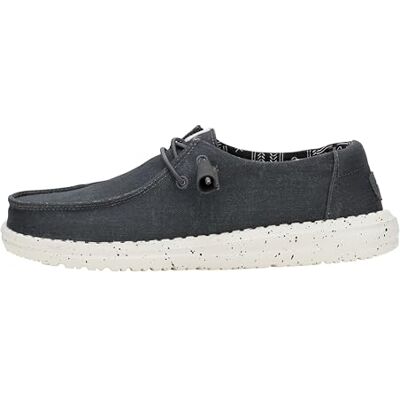 HEYDUDE Wendy Stretch Canvas Baskets pour Femme Chaussons avec Semelles Confortables Style Mocassin, Black/White, 37 - Publicité HEYDUDE Wendy Stretch Canvas Baskets pour Femme Chaussons avec Semelles Confortables Style Mocassin, Black/White, 37 - Publicité