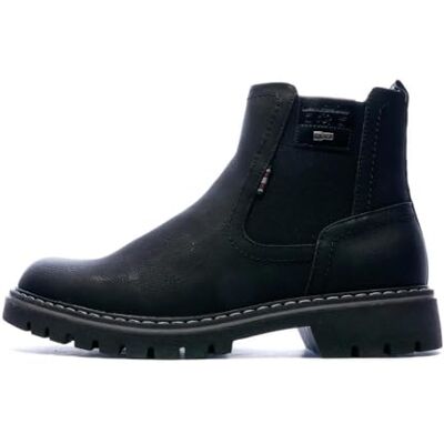 Relife Bottines Noires Homme Jubilor Noir 44FR - Publicité Relife Bottines Noires Homme Jubilor Noir 44FR - Publicité