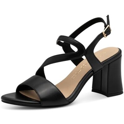 MARCO TOZZI Femme Sandale mit Absatz Talon, Noir, 40 EU - Publicité MARCO TOZZI Femme Sandale mit Absatz Talon, Noir, 40 EU - Publicité