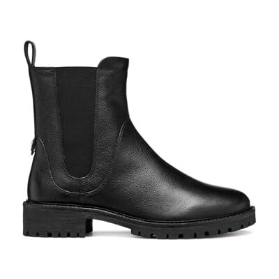 Geox Femme D Hoara Bottines à la Cheville, Noir, 37 EU - Publicité Geox Femme D Hoara Bottines à la Cheville, Noir, 37 EU - Publicité