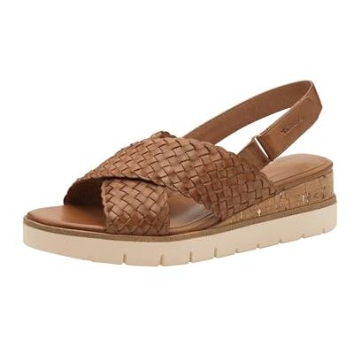 Tamaris Sandales compensées pour femme Cognac, 37 EU, cognac, 37 EU - Publicité Tamaris Sandales compensées pour femme Cognac, 37 EU, cognac, 37 EU - Publicité