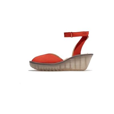 Fly London Femme YAID552FLY Sandal, Devil Red, 40 EU - Publicité Fly London Femme YAID552FLY Sandal, Devil Red, 40 EU - Publicité