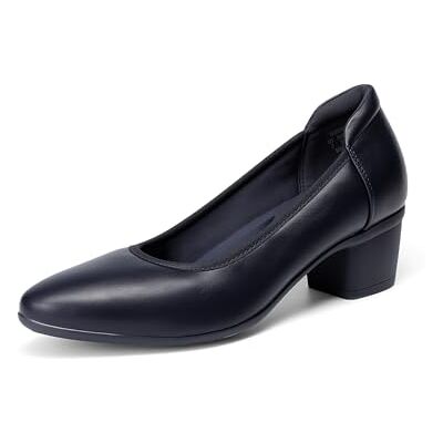 DREAM PAIRS Chaussures habillées à talon bloc bas et épais pour femme Bout rond Confortables Pour travail, mariage, bureau, bleu marine, 40 EU - Publicité DREAM PAIRS Chaussures habillées à talon bloc bas et épais pour femme Bout rond Confortables Pour travail, mariage, bureau, bleu marine, 40 EU - Publicité