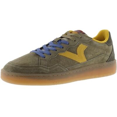 Victoria 1985 Basket Basse Unisexe Smash Croûte De Cuir & Pièces Colorées en Contraste & Semelle Caramel 8806111 pour Adulte Kaki 40 - Publicité Victoria 1985 Basket Basse Unisexe Smash Croûte De Cuir & Pièces Colorées en Contraste & Semelle Caramel 8806111 pour Adulte Kaki 40 - Publicité