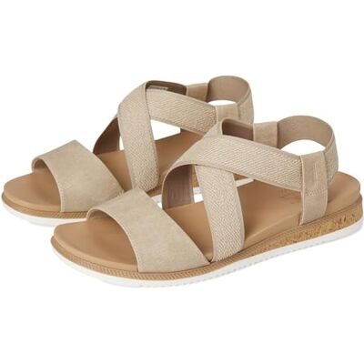Skechers Sandales basses Desert Kiss pour femme, taupe, 36 EU - Publicité Skechers Sandales basses Desert Kiss pour femme, taupe, 36 EU - Publicité