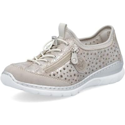 Rieker Damen Low-Top Sneaker L32P6, Frauen Halbschuhe,Freizeitschuhe,Turnschuhe,Laufschuhe,straßenschuhe,Strassenschuhe,Metallic (90),39 EU / 6 UK - Publicité Rieker Damen Low-Top Sneaker L32P6, Frauen Halbschuhe,Freizeitschuhe,Turnschuhe,Laufschuhe,straßenschuhe,Strassenschuhe,Metallic (90),39 EU / 6 UK - Publicité