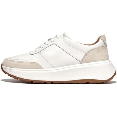 FitFlop Baskets Plates F-Mode en Cuir/Daim pour Femme, Blanc Urbain, 40 EU - Publicité FitFlop Baskets Plates F-Mode en Cuir/Daim pour Femme, Blanc Urbain, 40 EU - Publicité