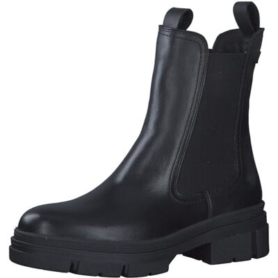 Tamaris Femme Bottines, Dame Bottines Chelsea,TOUCHit,Demi-Bottes,Bottines,Bottes de Glisse,Haute,Black Leather,36 EU - Publicité Tamaris Femme Bottines, Dame Bottines Chelsea,TOUCHit,Demi-Bottes,Bottines,Bottes de Glisse,Haute,Black Leather,36 EU - Publicité