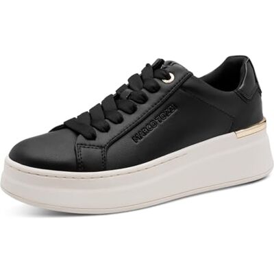 MARCO TOZZI Baskets Femme Semelle intérieure Amovible Feel Me Douce Doublure Douce Tendance, Noir (Black Comb), 42 EU - Publicité MARCO TOZZI Baskets Femme Semelle intérieure Amovible Feel Me Douce Doublure Douce Tendance, Noir (Black Comb), 42 EU - Publicité