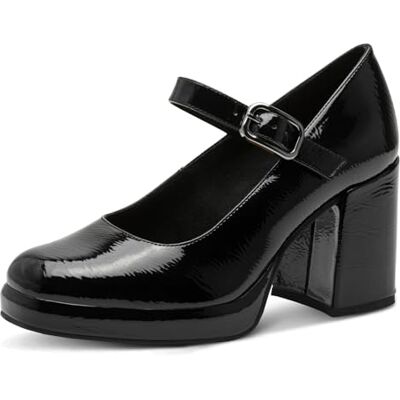 MARCO TOZZI Escarpins pour Femme, Noir breveté, 41 EU, Imprimé Noir, 41 EU - Publicité MARCO TOZZI Escarpins pour Femme, Noir breveté, 41 EU, Imprimé Noir, 41 EU - Publicité