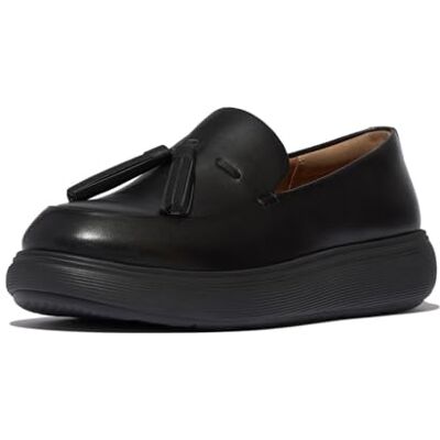 Fitflop Comff Tassel Leather Loafer Black 38 EU - Publicité Fitflop Comff Tassel Leather Loafer Black 38 EU - Publicité