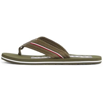 Tommy Hilfiger Tongs Homme Corporate Beach Sandal Tongs, Vert (Army Green), 42 - Publicité Tommy Hilfiger Tongs Homme Corporate Beach Sandal Tongs, Vert (Army Green), 42 - Publicité