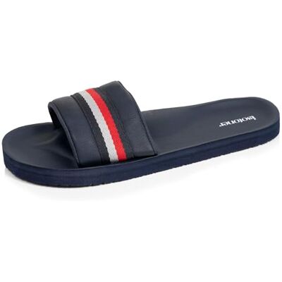 Isotoner Mules Claquettes Homme Sandales Plage d'été, Semelles eva légères et Confortable, 43, Bleu/Rouge - Publicité Isotoner Mules Claquettes Homme Sandales Plage d'été, Semelles eva légères et Confortable, 43, Bleu/Rouge - Publicité