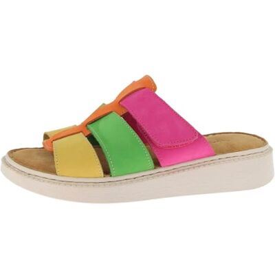 Andrea Conti Femme Damen Pantolette Semelle de Mocassin, Papaye Rose Herbe Ocre, 40 EU - Publicité Andrea Conti Femme Damen Pantolette Semelle de Mocassin, Papaye Rose Herbe Ocre, 40 EU - Publicité