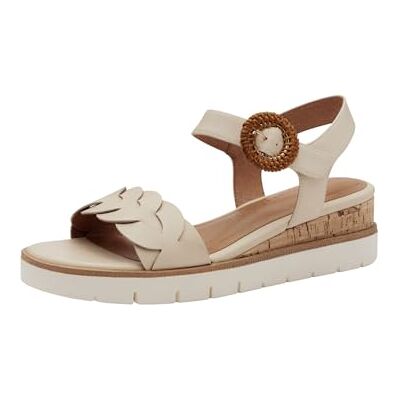 Tamaris Sandales compensées pour femme, beige, 40 EU - Publicité Tamaris Sandales compensées pour femme, beige, 40 EU - Publicité