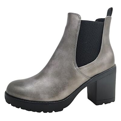 MARCO TOZZI Chelsea Chaussures pour Femme Bottine, Gun Metal, 40 EU - Publicité MARCO TOZZI Chelsea Chaussures pour Femme Bottine, Gun Metal, 40 EU - Publicité