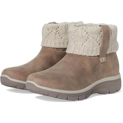 Skechers Bottines à enfiler faciles à vivre et confortables pour femme, taupe, 40 EU - Publicité Skechers Bottines à enfiler faciles à vivre et confortables pour femme, taupe, 40 EU - Publicité