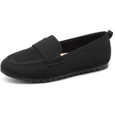 DREAM PAIRS Mocassin Femme Legers et Confortables, Loafer Tricote a Enfiler, Chaussures Plates Decontractees pour Travail, Marche et Usage Quotidien,Size 38.5,Noir,SDLS26001W - Publicité DREAM PAIRS Mocassin Femme Legers et Confortables, Loafer Tricote a Enfiler, Chaussures Plates Decontractees pour Travail, Marche et Usage Quotidien,Size 38.5,Noir,SDLS26001W - Publicité