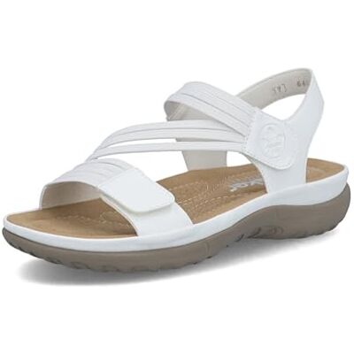 Rieker Sandales classiques pour femme 64870, Blanc 81., 42 EU - Publicité Rieker Sandales classiques pour femme 64870, Blanc 81., 42 EU - Publicité