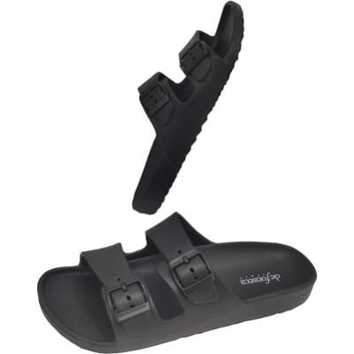 de fonseca DeFonseca Sandales Slip On Caoutchouc Homme Femme Été pour Maison, Jardin Plage Mer, Noir , 41 EU - Publicité de fonseca DeFonseca Sandales Slip On Caoutchouc Homme Femme Été pour Maison, Jardin Plage Mer, Noir , 41 EU - Publicité