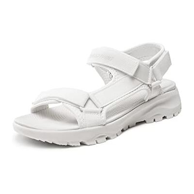 DREAM PAIRS Sandales de Sport et D'extérieur Femme Sandales Flat Sandales de Sport Femme Trekking Outdoor,Size 37,Blanc,SDSA2320W-E - Publicité DREAM PAIRS Sandales de Sport et D'extérieur Femme Sandales Flat Sandales de Sport Femme Trekking Outdoor,Size 37,Blanc,SDSA2320W-E - Publicité